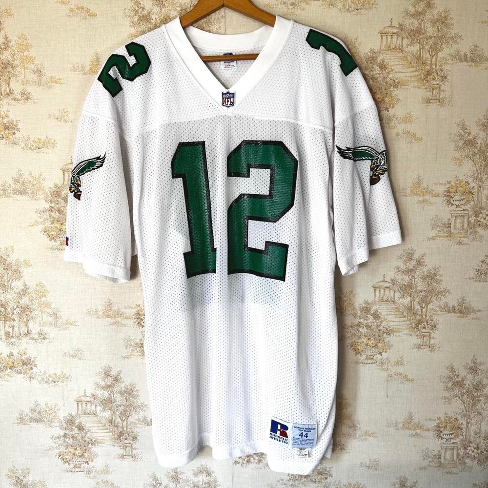 Vintage 80s Philly Eagles Jersey | Randall Cunningham Russell | Size 44